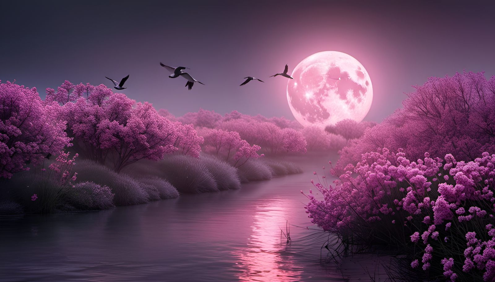 Flight of the Lavender Moon