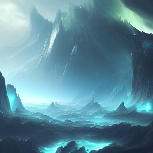 Galactic Nebula at the End of Time