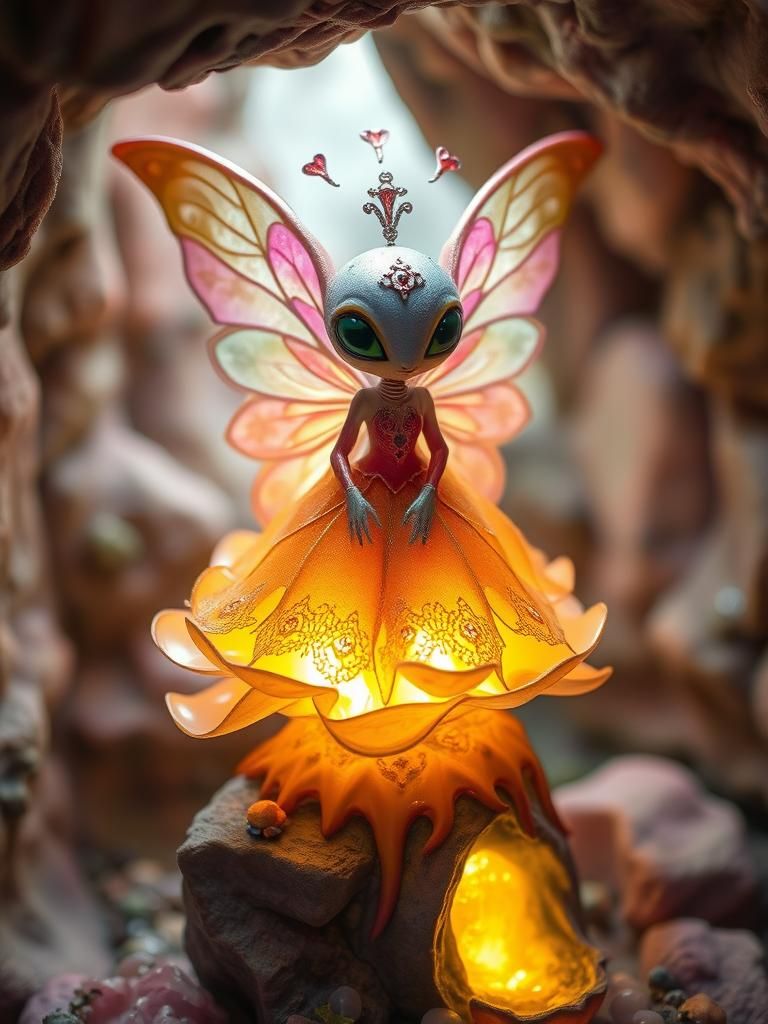 Fairy-Alien at Speleothem Dress-Up Party