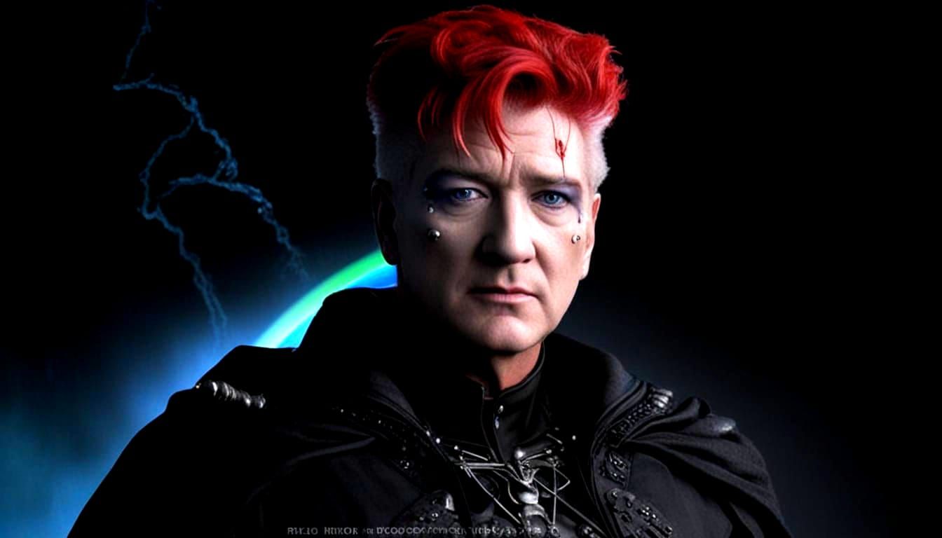 David Lynch as Sinister Harkonnen Magician in Futuristic Dar...