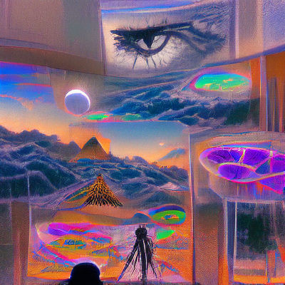 Abstract AI-Generated Image with No Specific Prompt