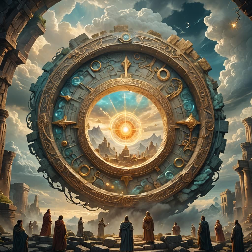 Mysterious Ring Surrounded by Semi-Divine Beings