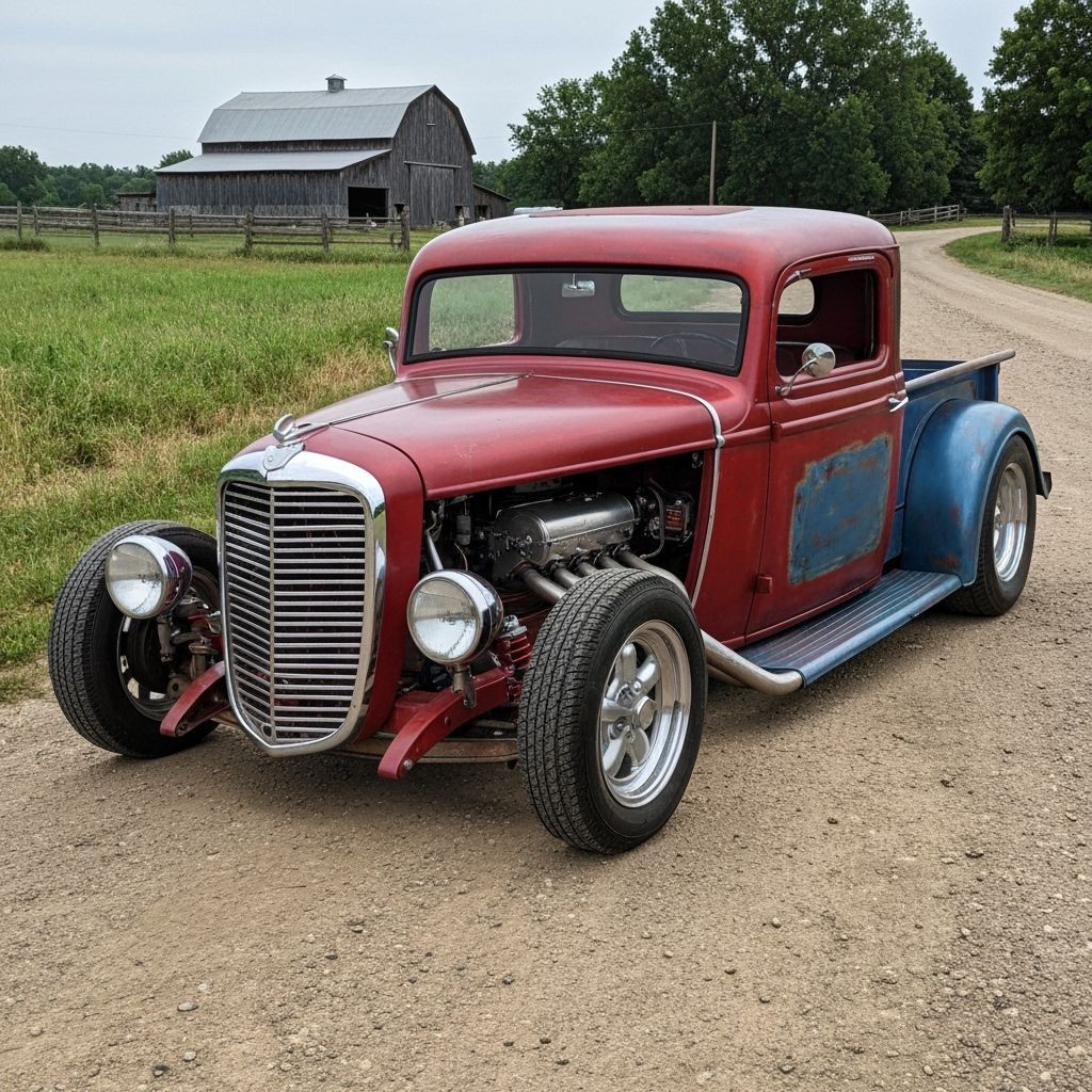 Vintage Rat Rod Car