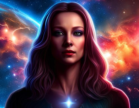 Alien portrait, Celestial cafe