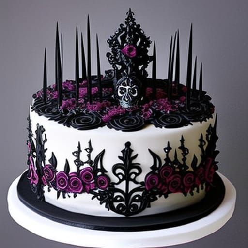 Goth Cake by Per.