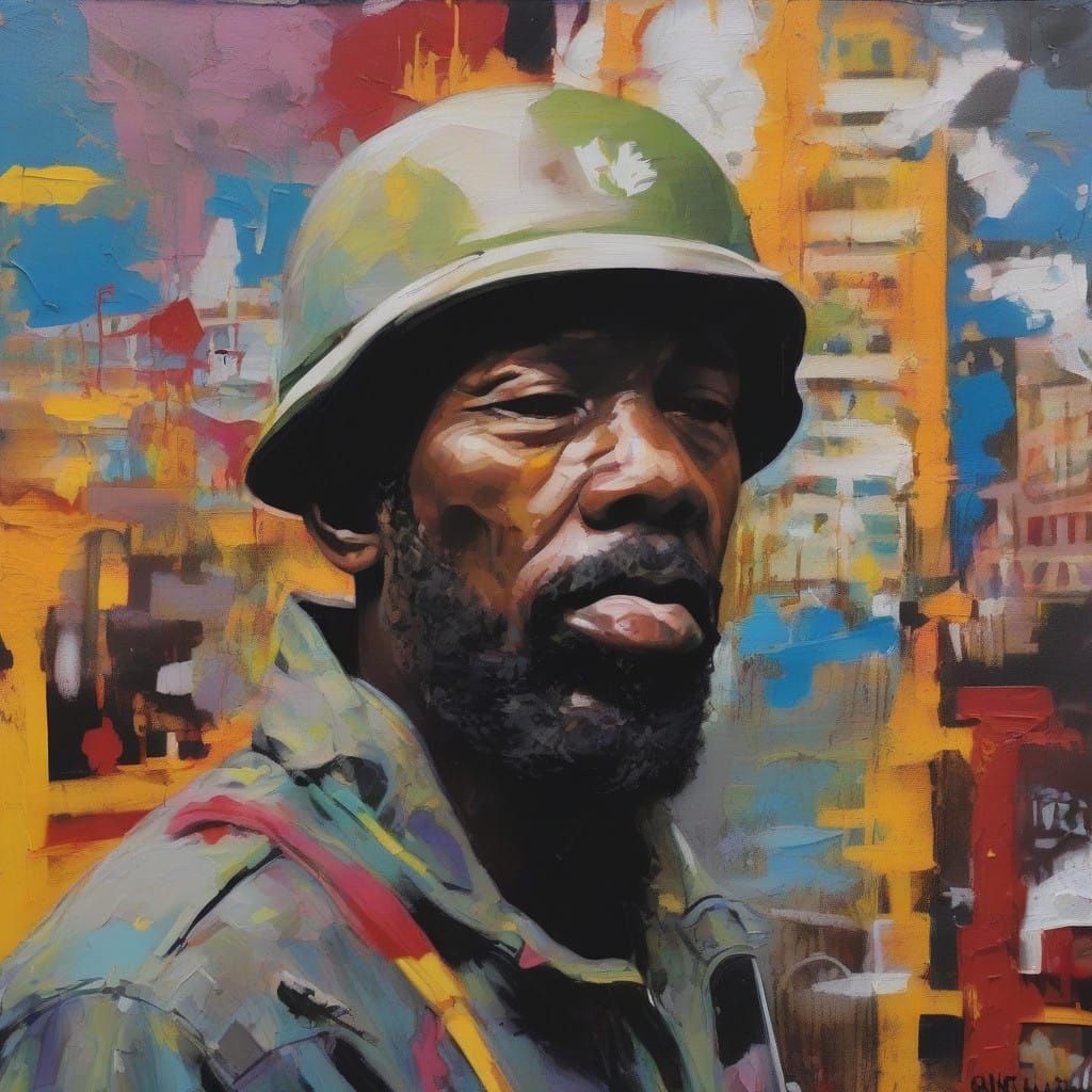 Veteran in Urban Decay, Graffiti Style