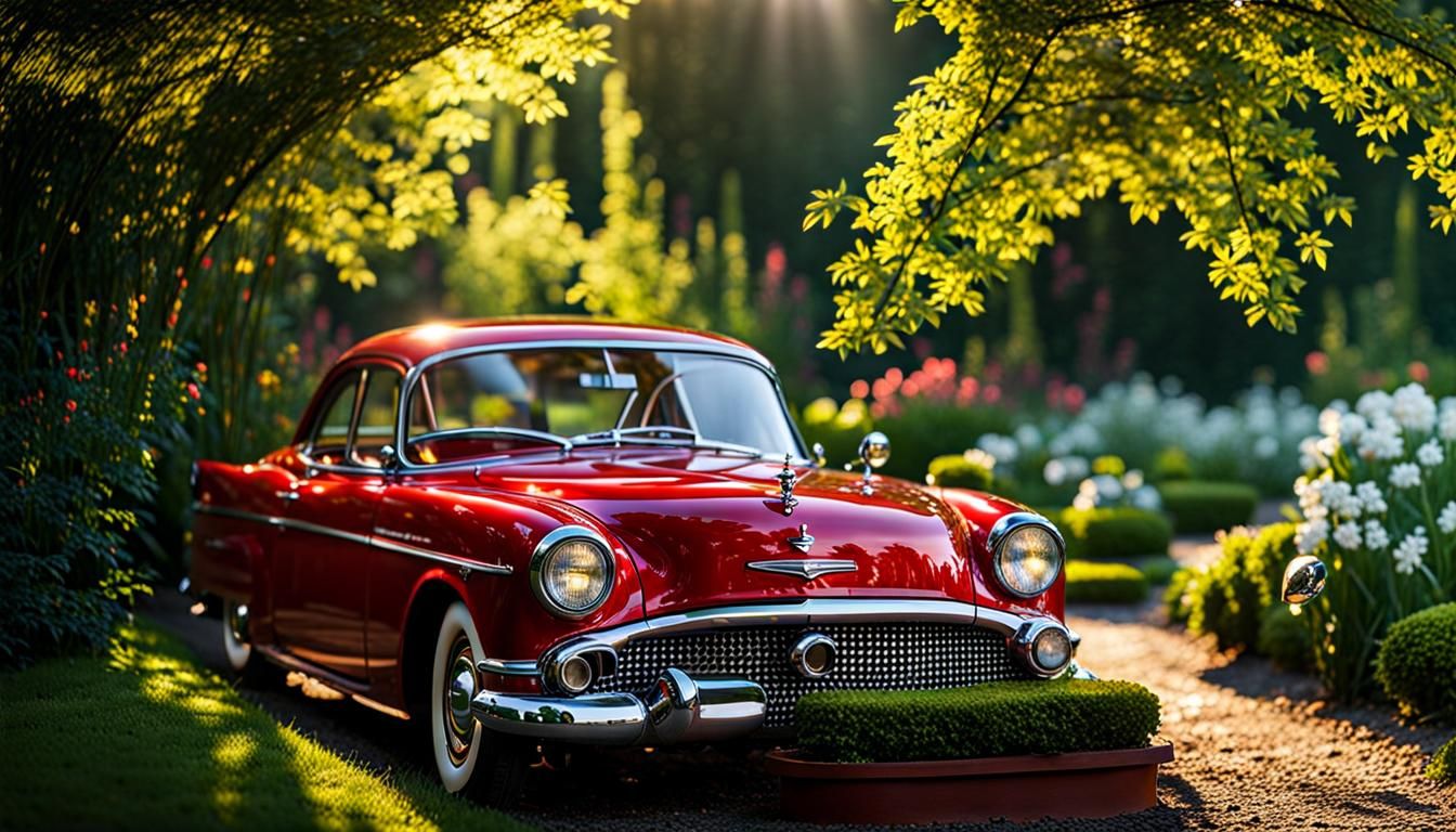 Hyperrealistic Close-Up with Bokeh in Garden