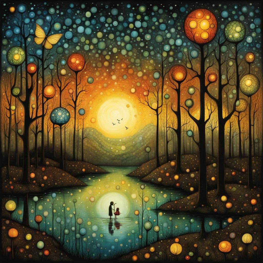 glowworms and fireflies II