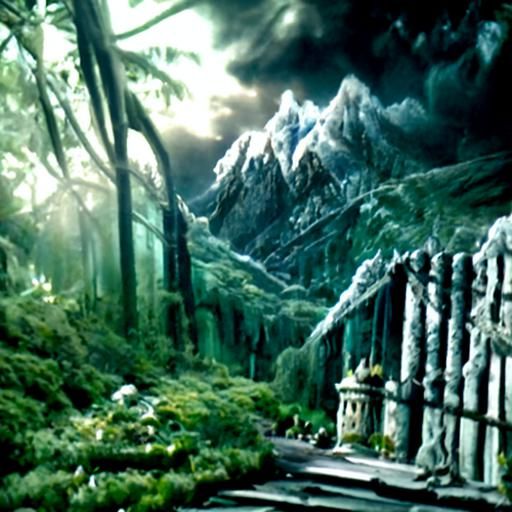 Epic Narnia Landscape: Digital Matte Painting