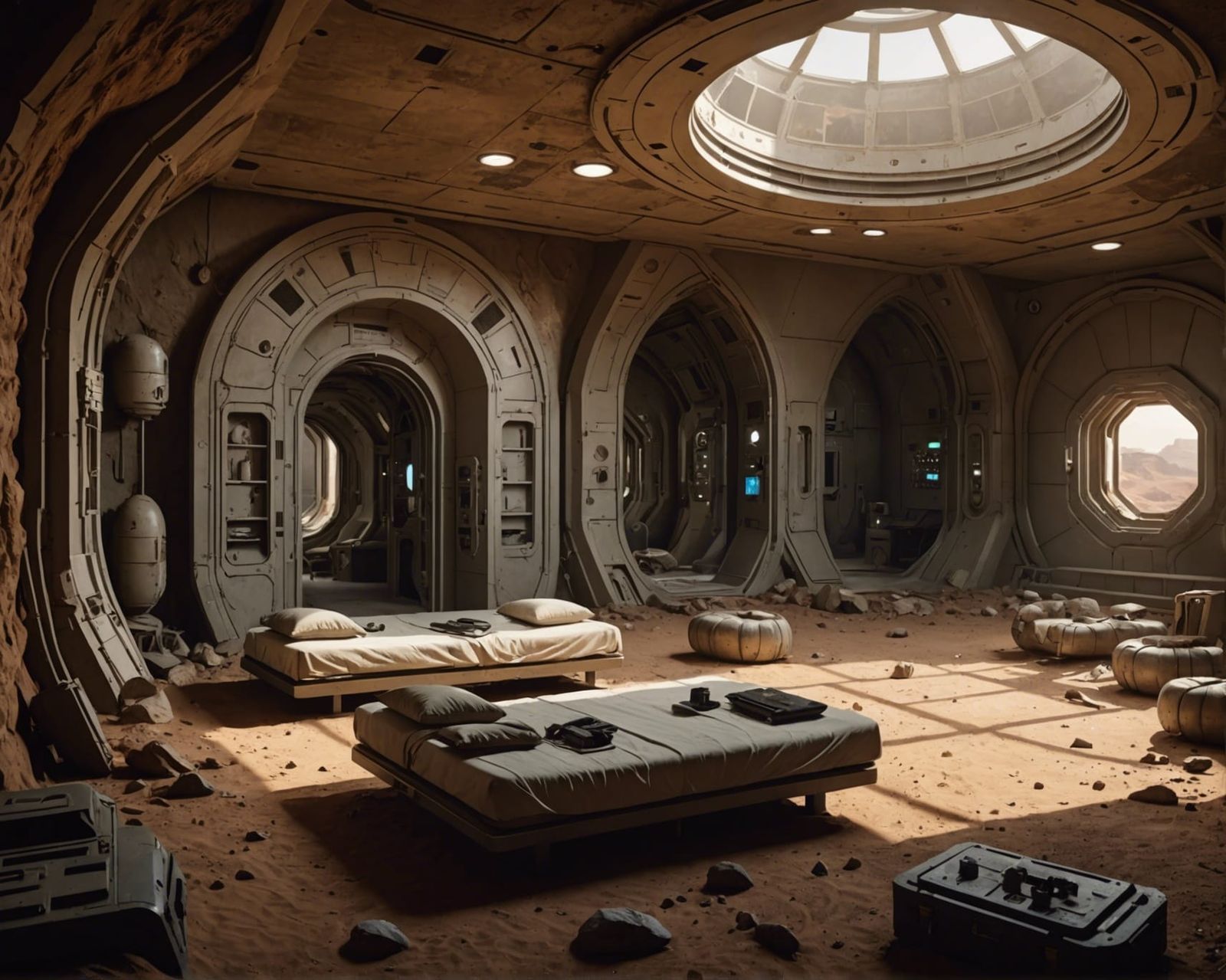 Parasite Infestation in Martian Monastery Cell