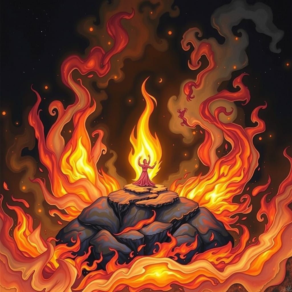 Eternal Flame of Becoming Illuminates the Soul