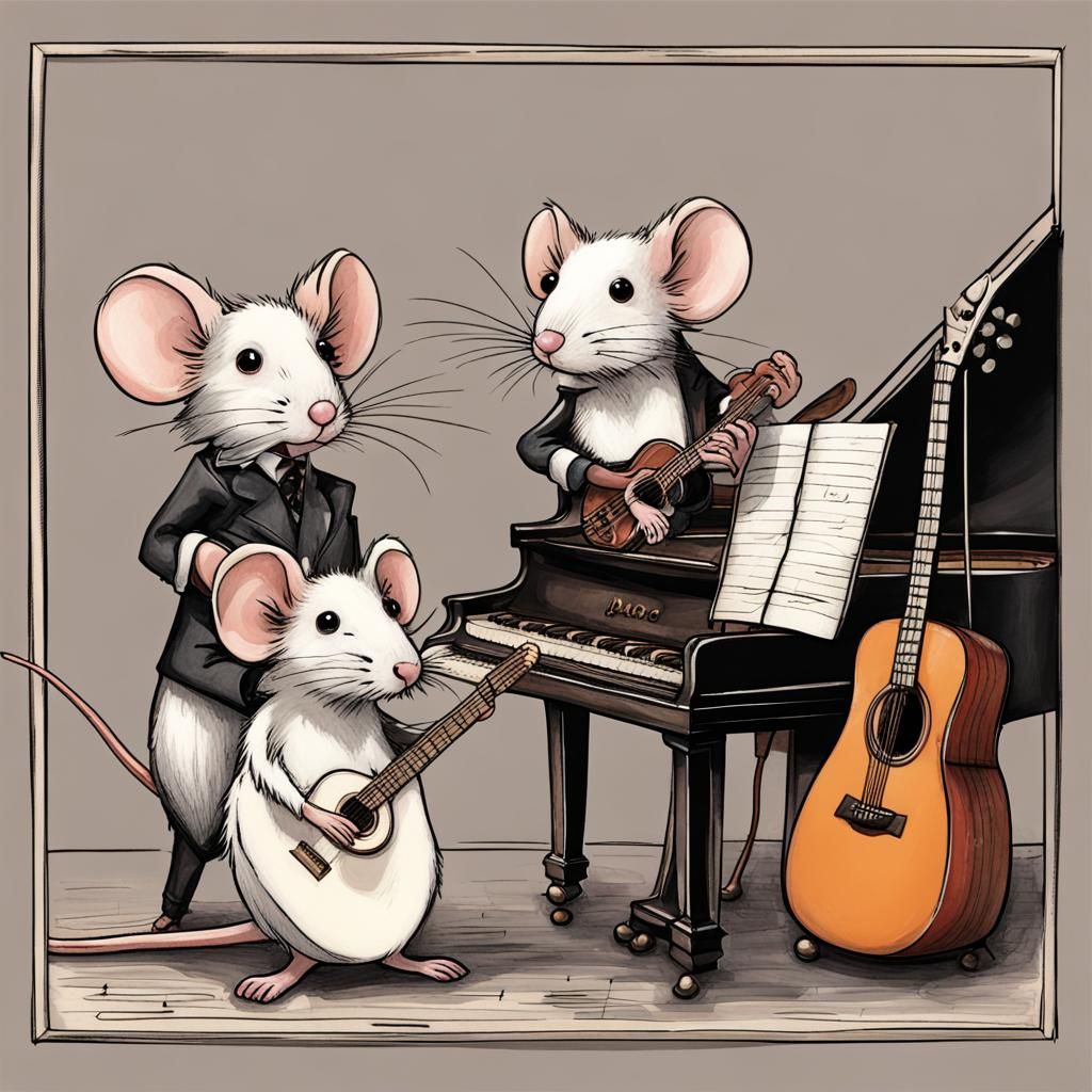 Mice Musicians: Piano, Guitar, Vocals