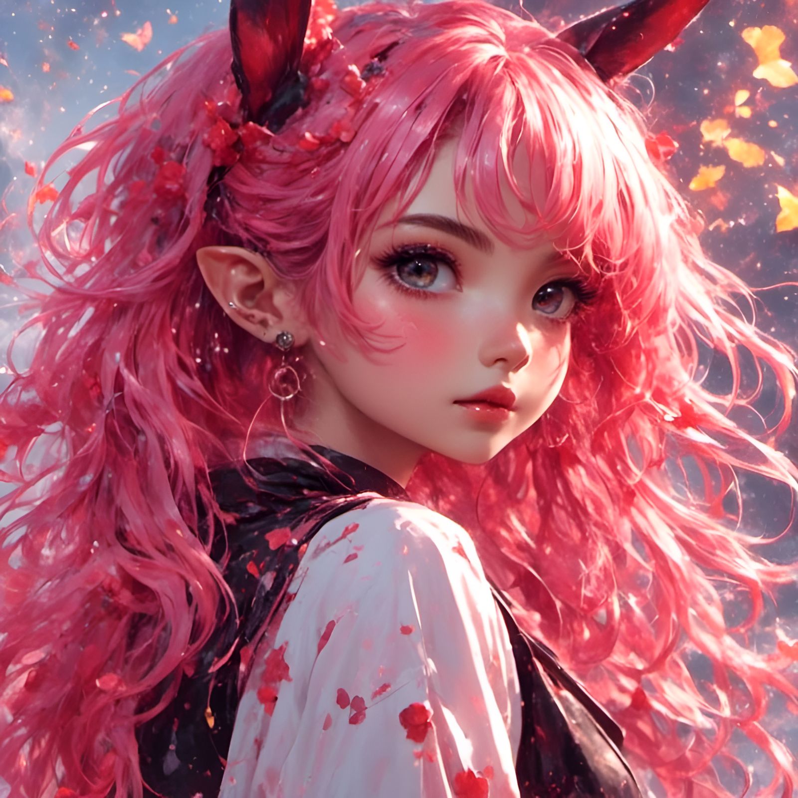 Vibrant Animated Character in Graffiti Style