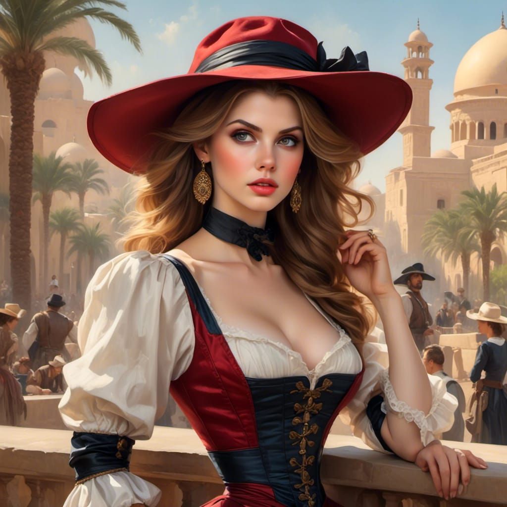 Anna Kendrick as a Musketeer in Cairo