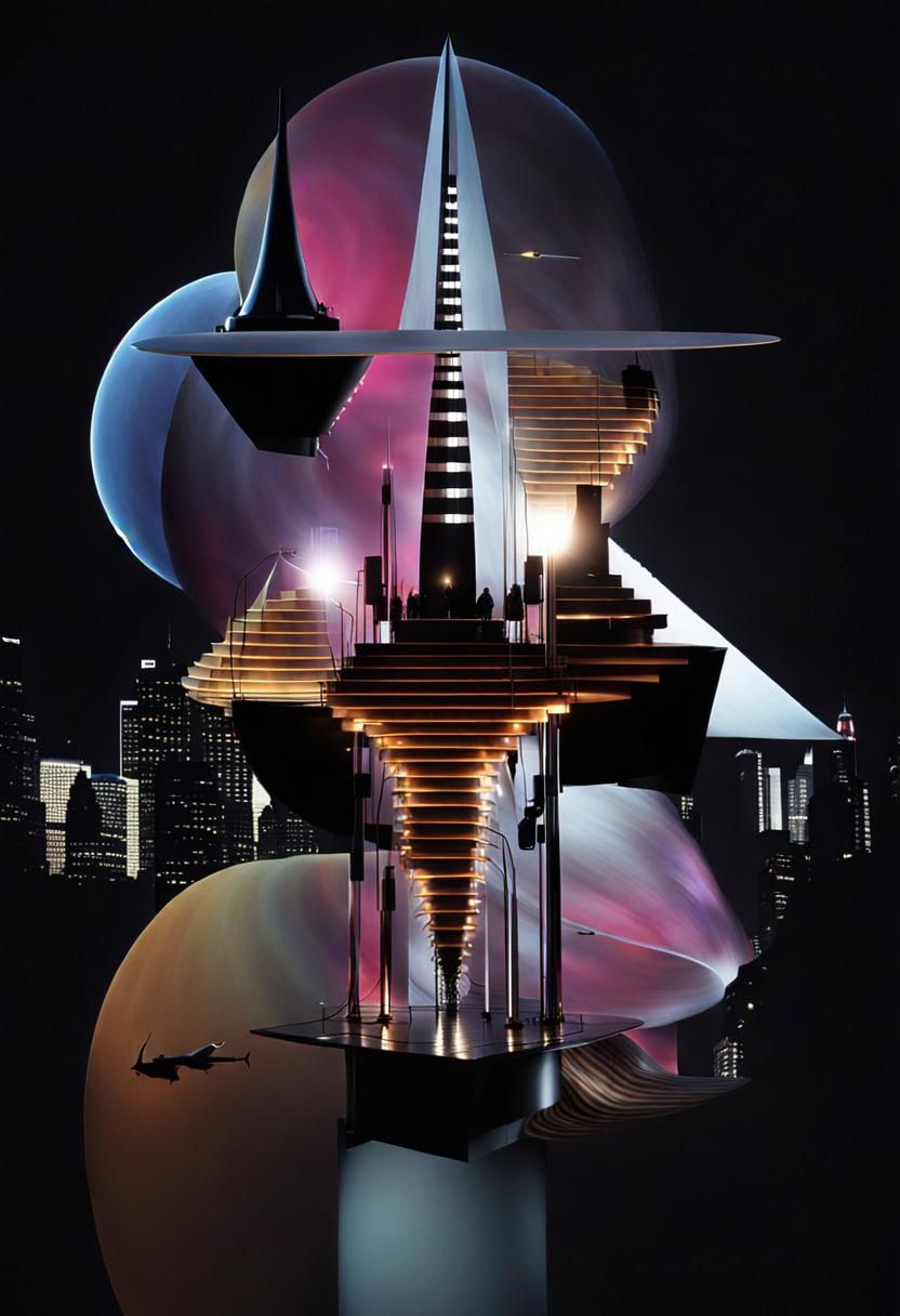 Aliens and Humans at Rock Concert: Photorealistic