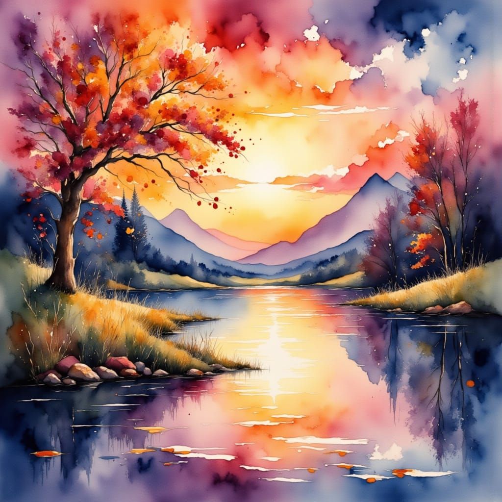 The River That Held the Sunset