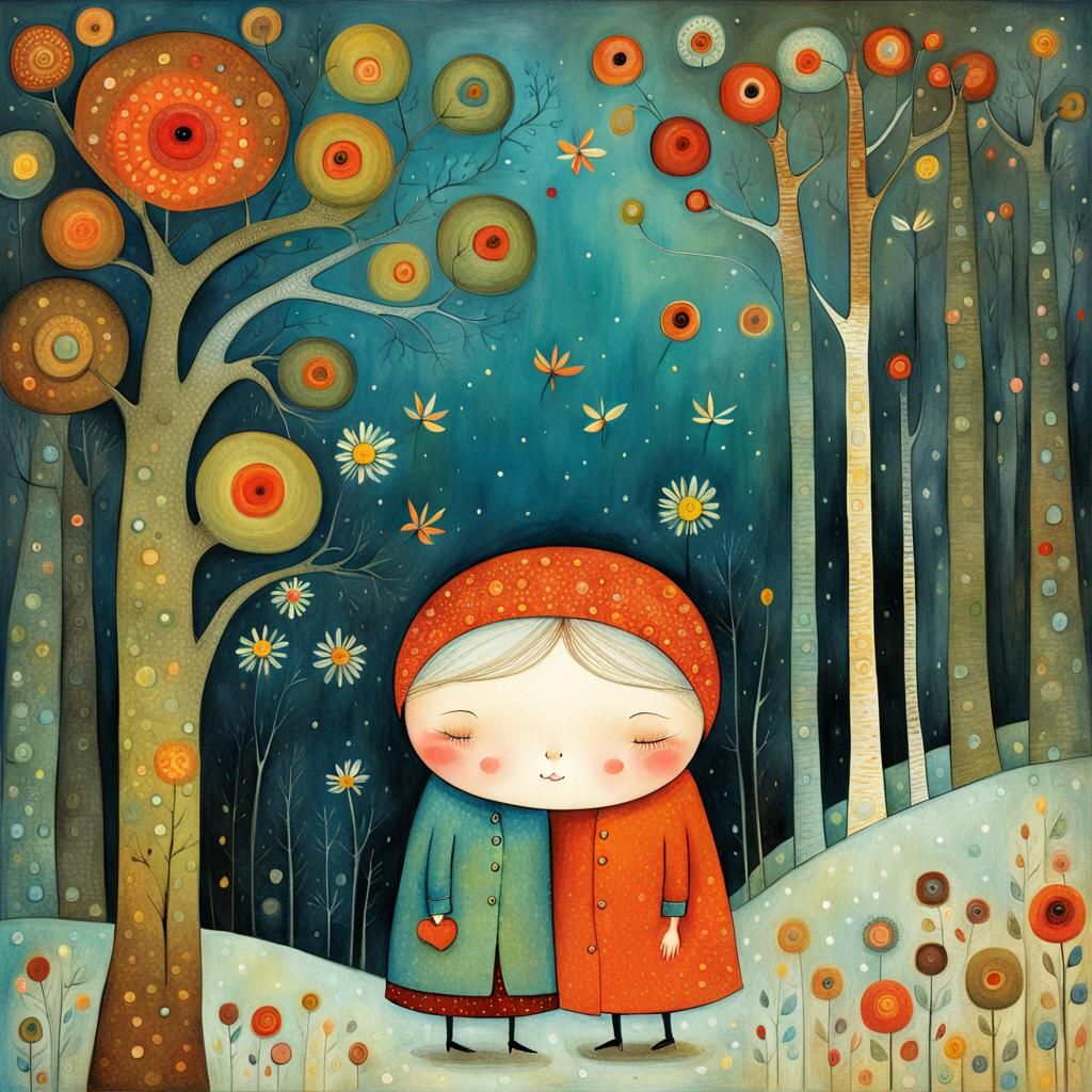 Whimsical Illustration in a Storybook Style