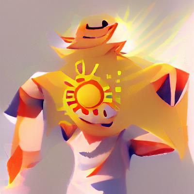 Radiant Sun Child Embodiment of Light