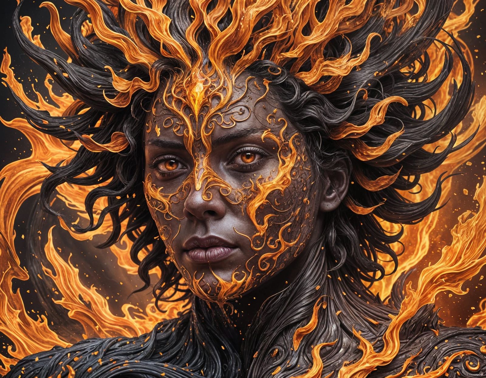 Things Made of Fire: Hyperrealistic Splash Art