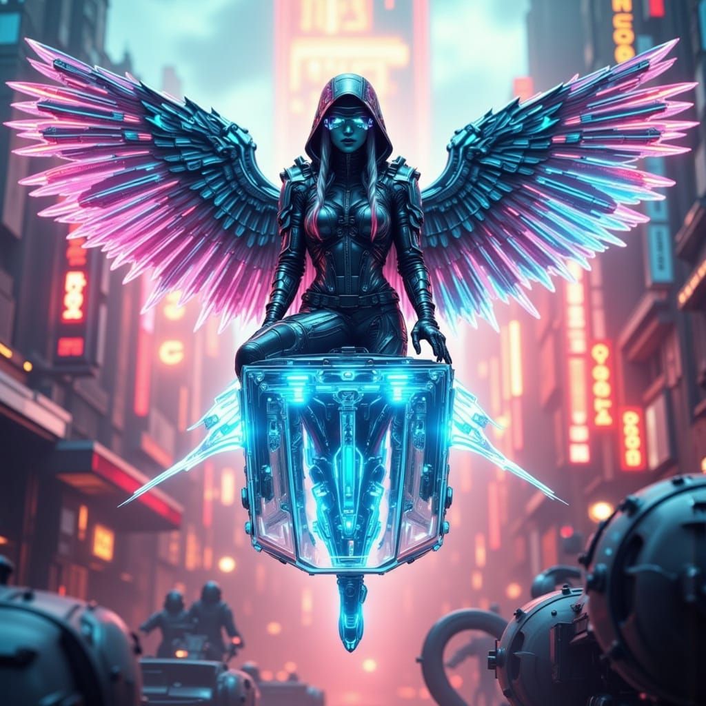 Cyber crystal hacker