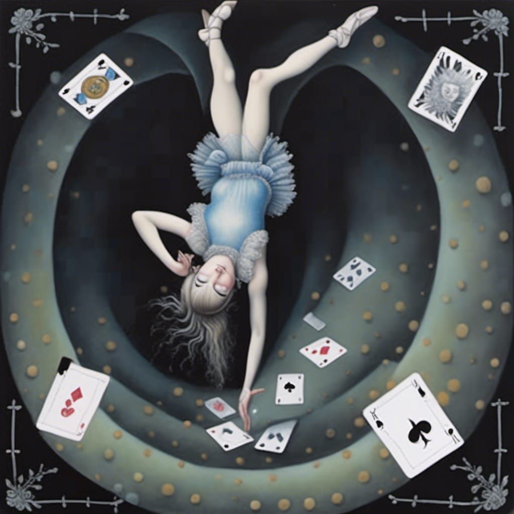 Alice Falling: Surreal Ballet Down the Rabbit Hole