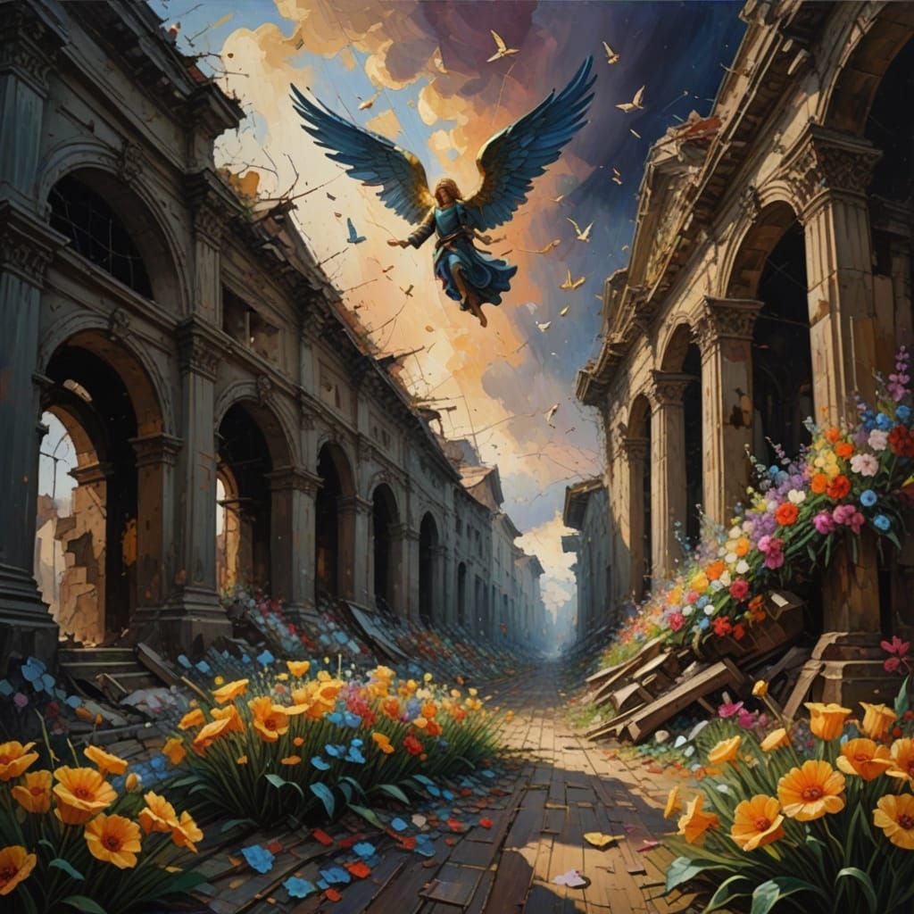 Hope Renewed in Vibrant Neo-Impressionist Masterpiece