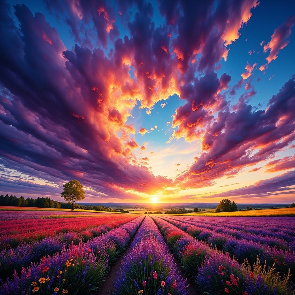 Fantasy Ink Landscape Panorama