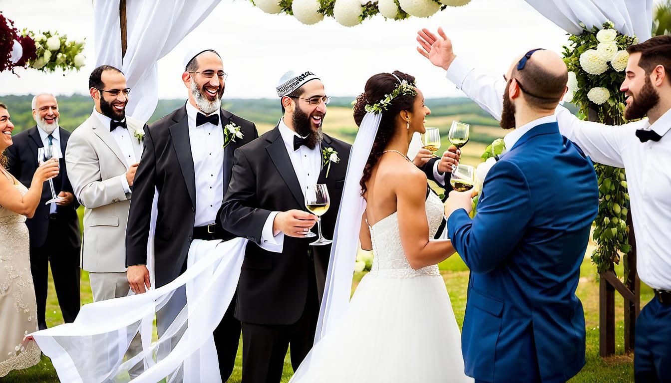 symbolizes the new Jewish home being created by the marriage.