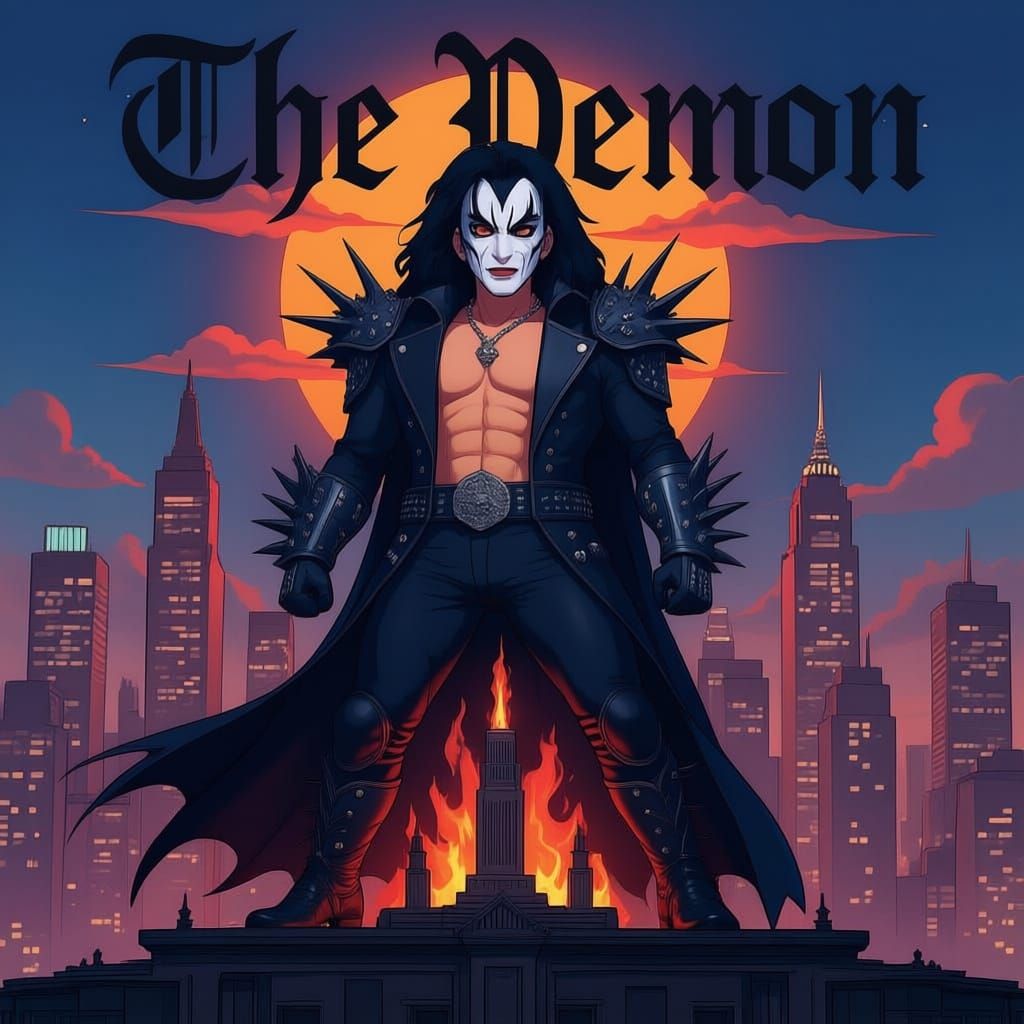 The Demon Transformation: Artistic Illustration