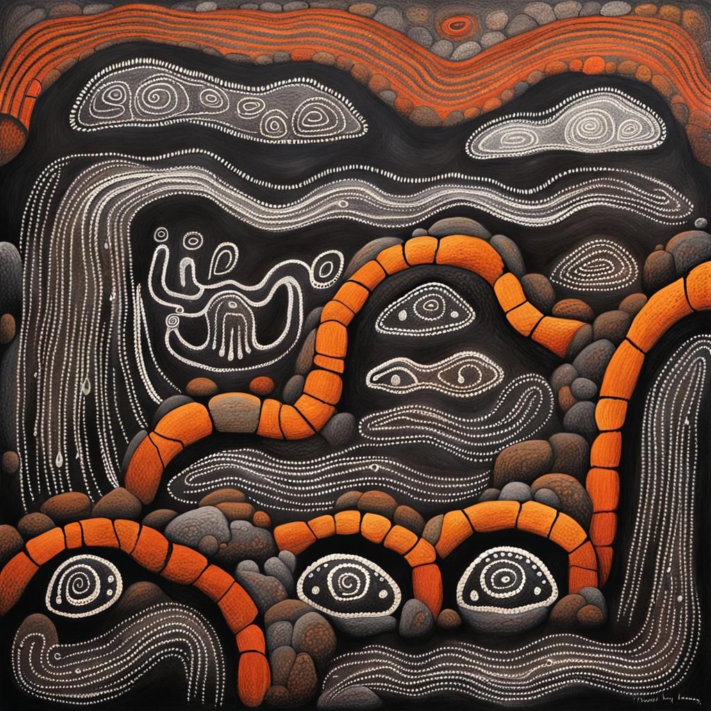 Aboriginal Rock Art: Wandjina Creation and Rain Goddess