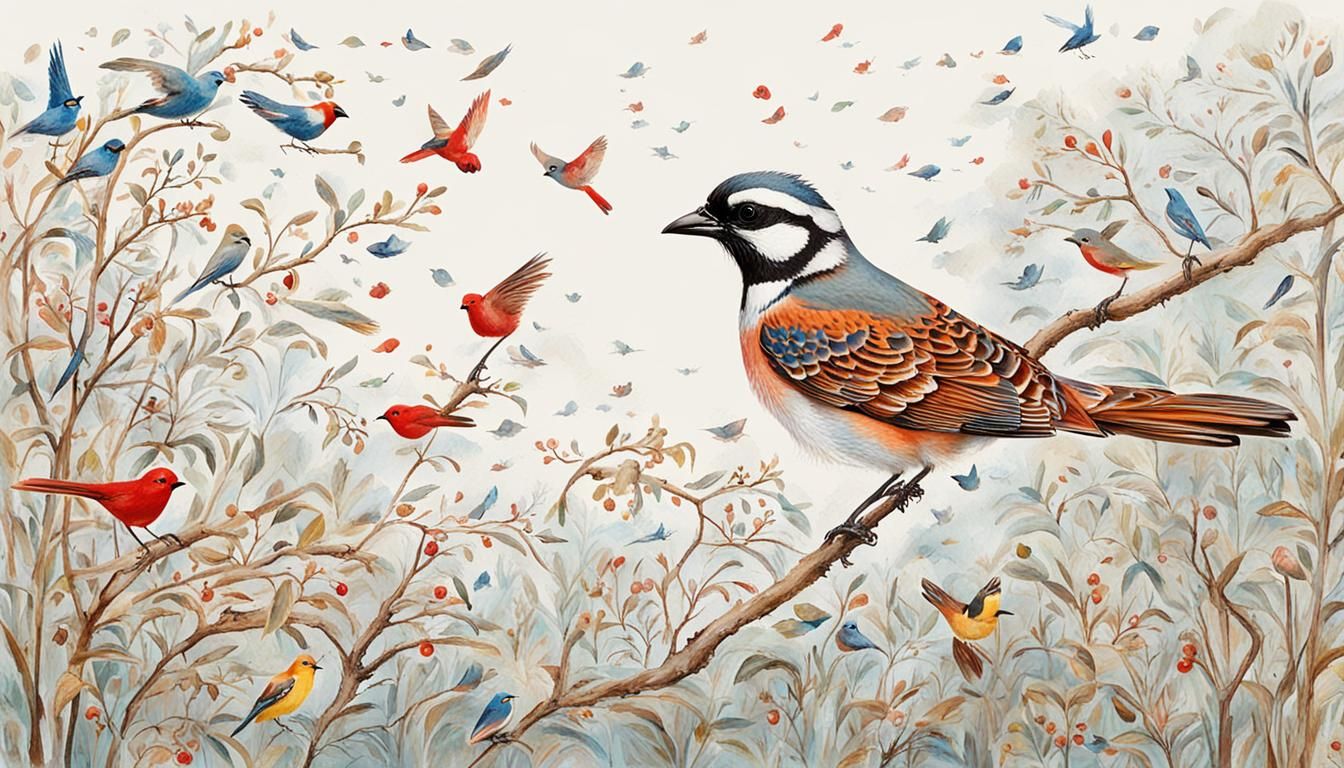 Fleeting Joy: Bird in Flight