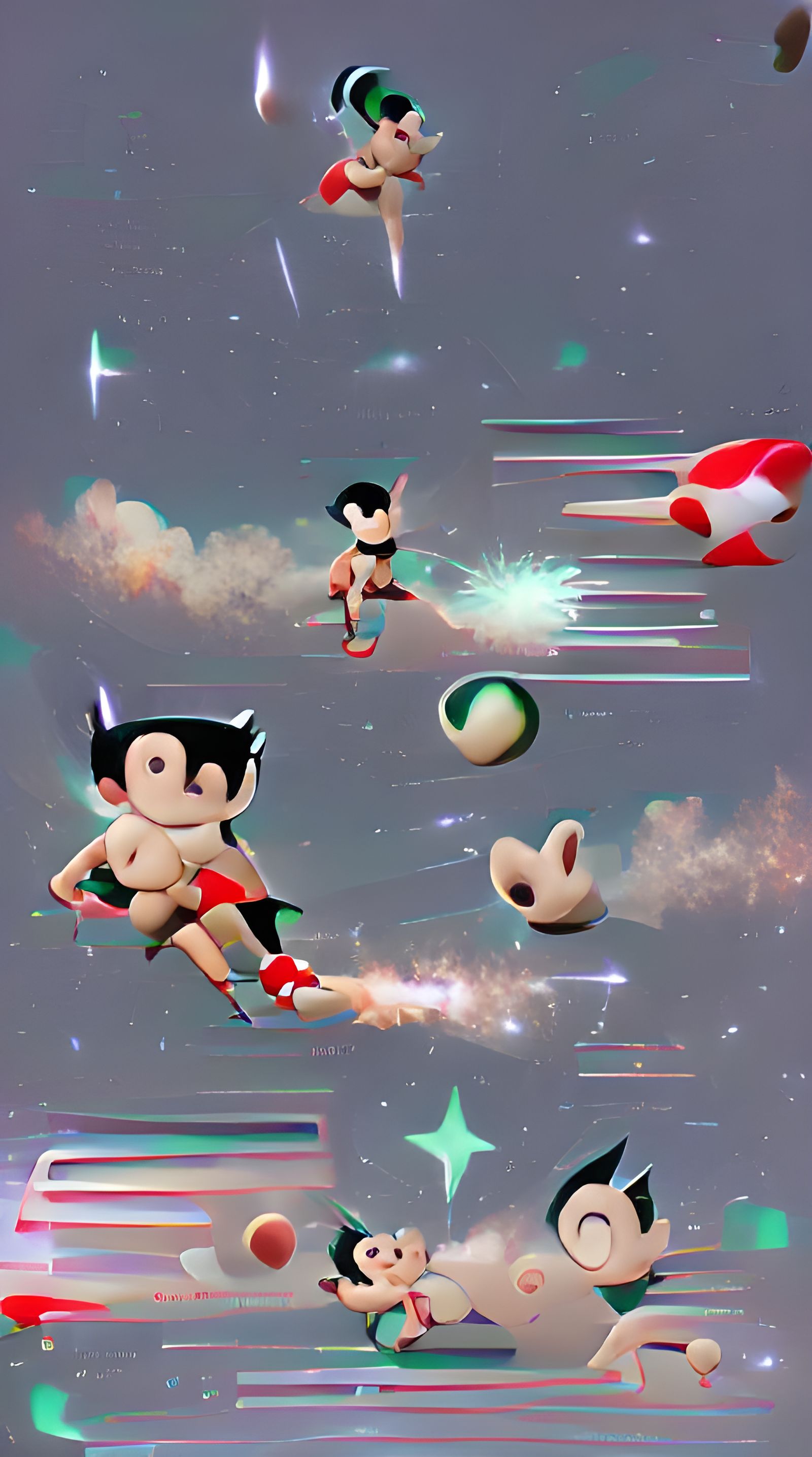 Astro Boy AI Rendering