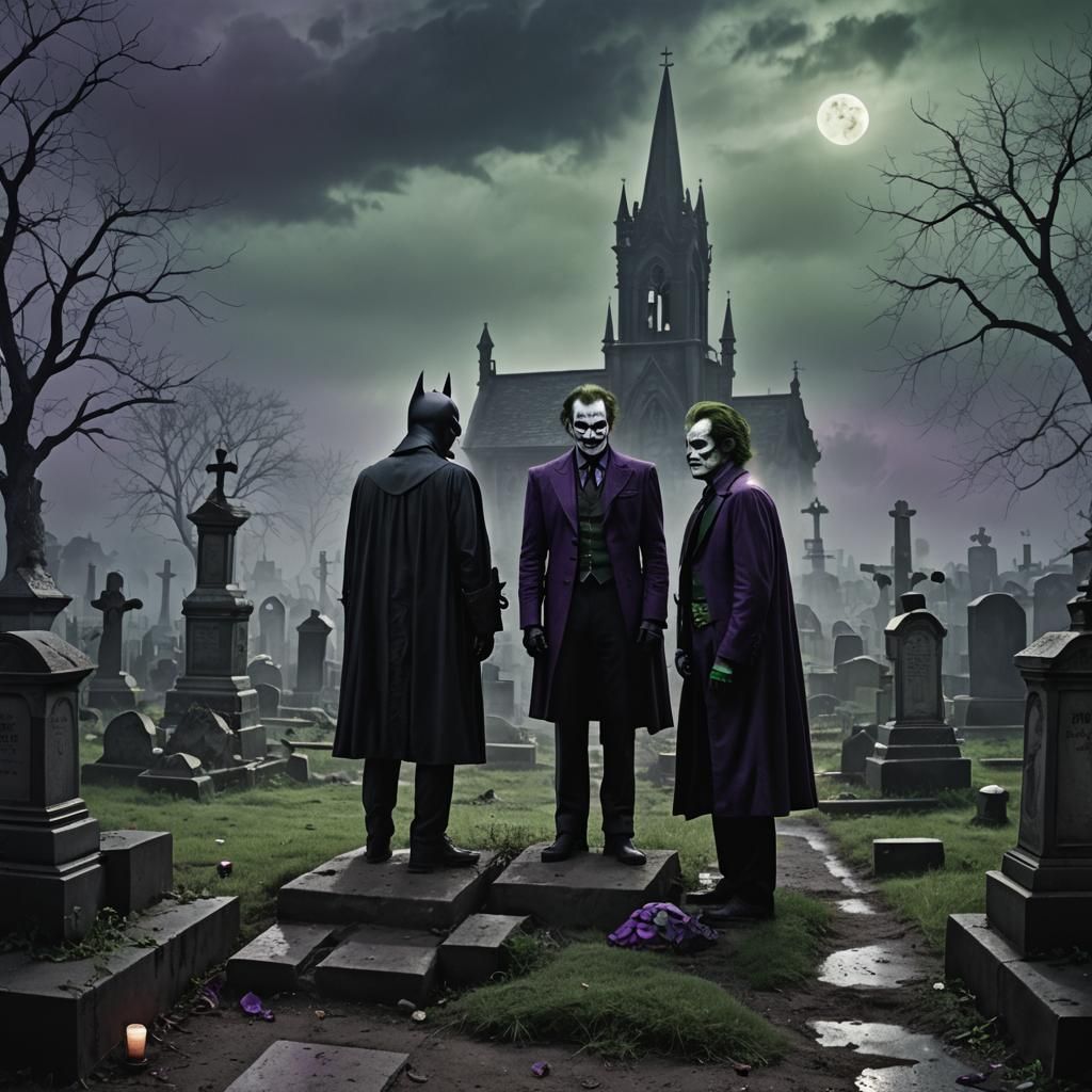 Batman and Joker Pauper Funeral