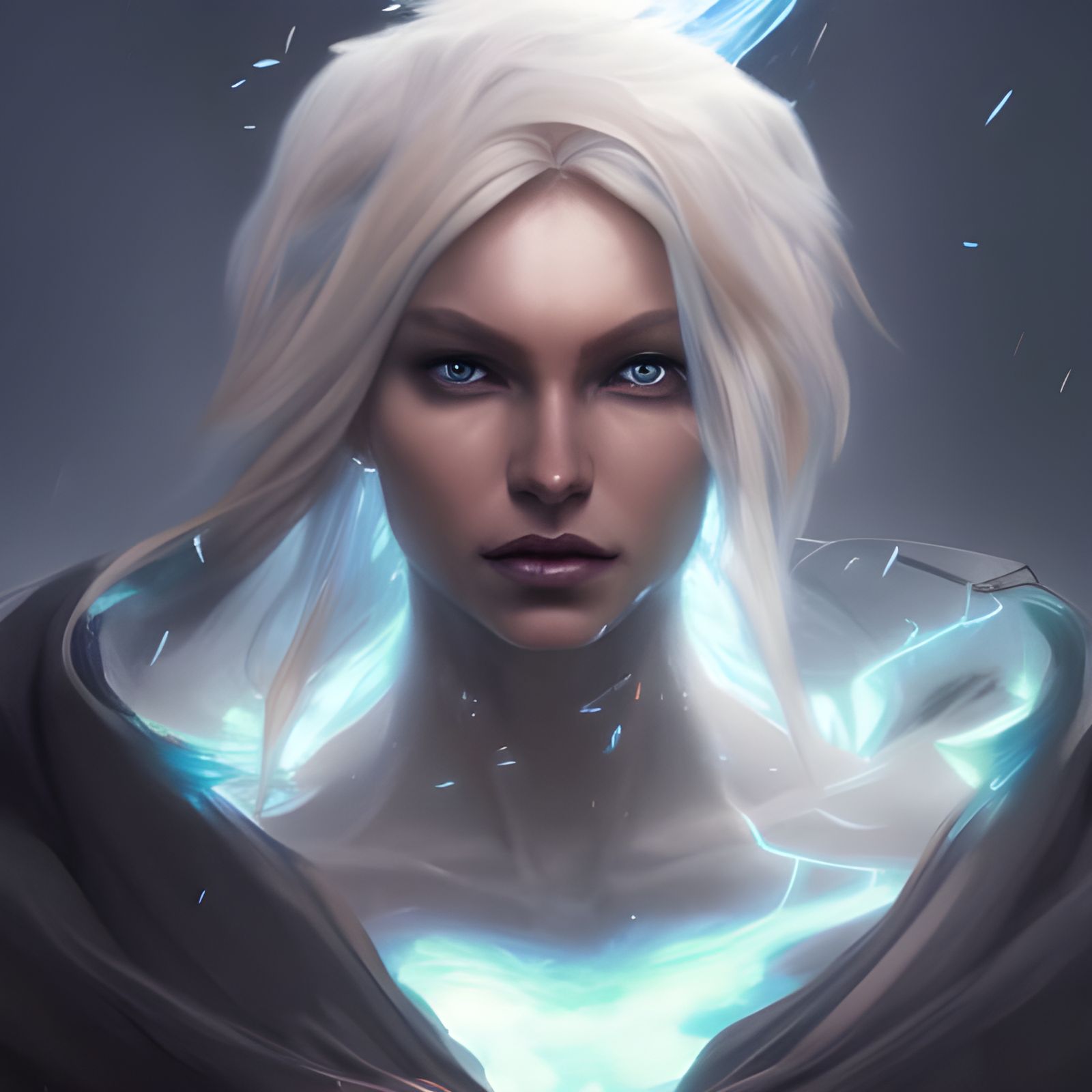 Dynamic Portrait of a Storm Sorcerer