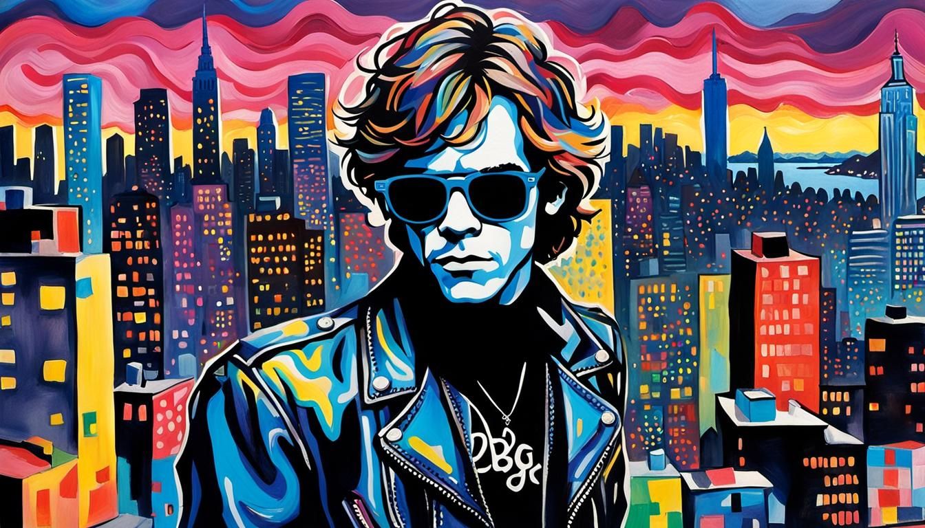 David Johansen at CBGB's in Matisse Style