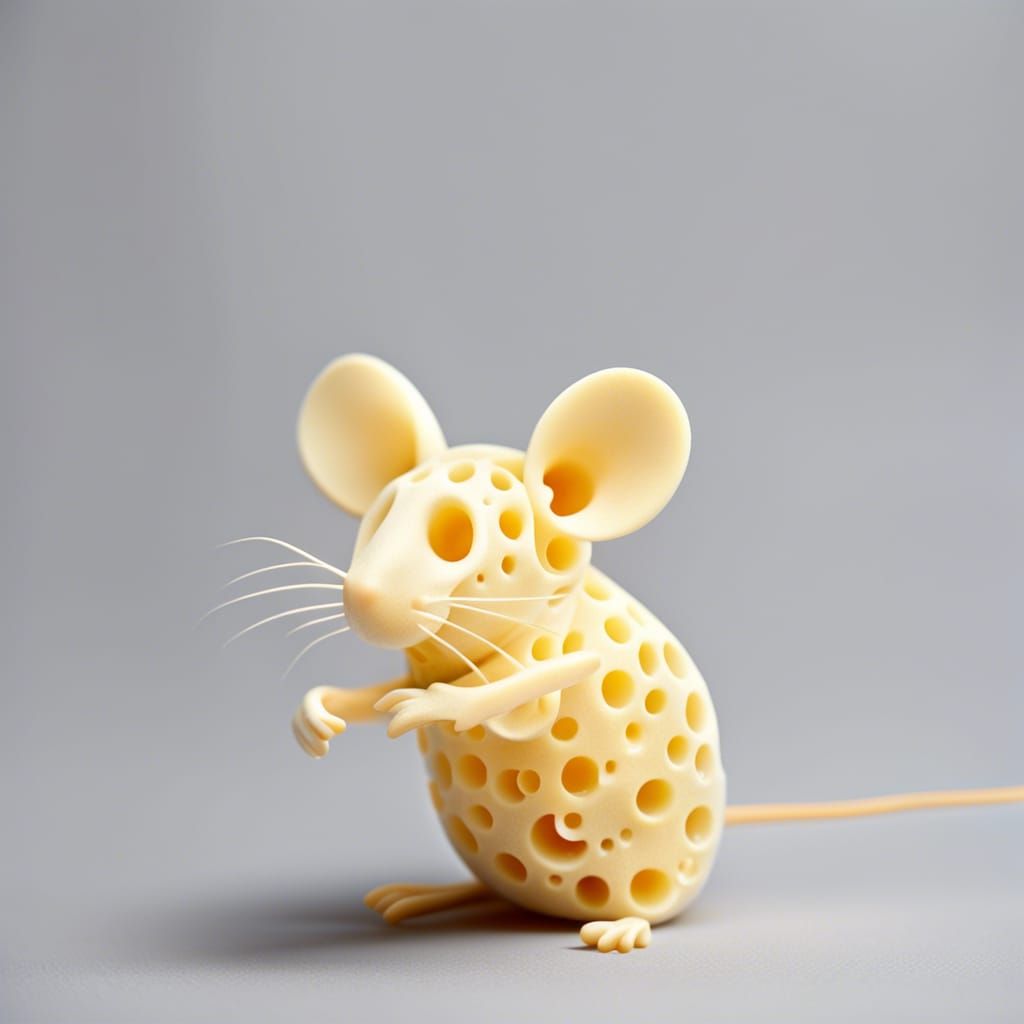 Cheese Mouse Sculpture: A Culinary Creation