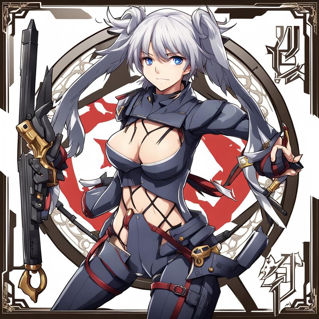 Medieval Scorpion Coat of Arms in Anime Style