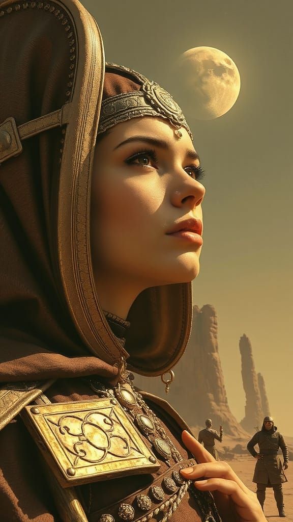 Surreal Panfuturist Masterpiece in Sepia Hues with Glitchcor...