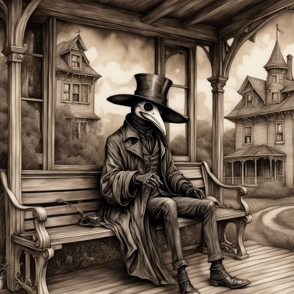 When the plague doctor comes to town..