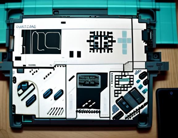 Deconstructed Game Boy:This art form takes apart the physical Game Boy console and rearranges the components into a new ...