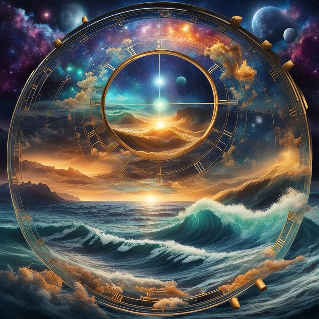 Galactic Tidal Wave Illusion of Time