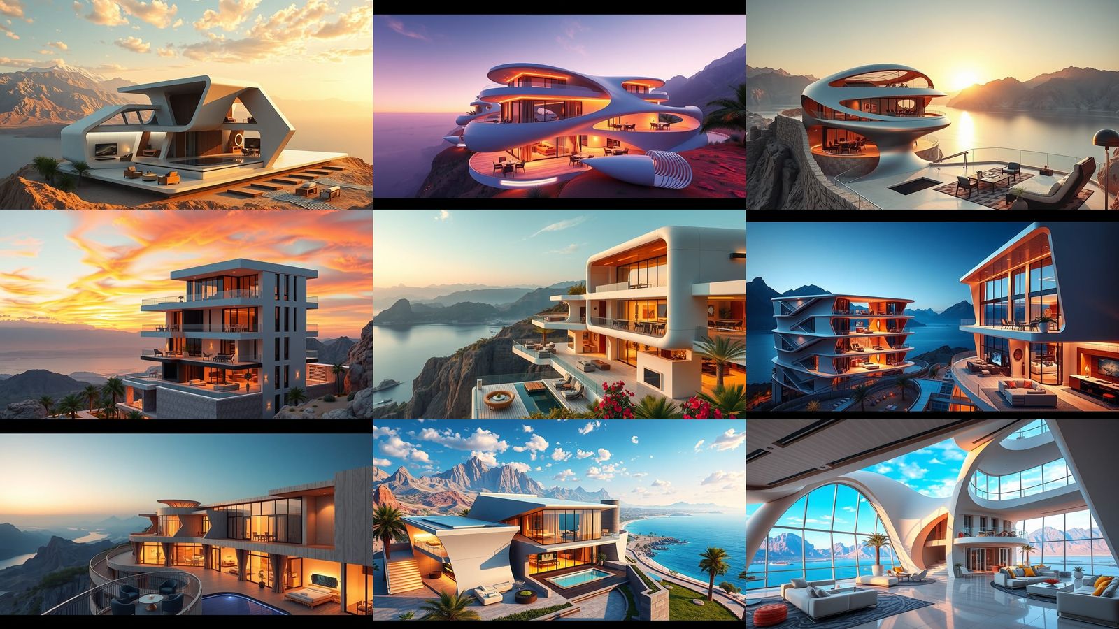 Futuristic Hotel in Hatta, Dubai: Hyperrealistic Rendering