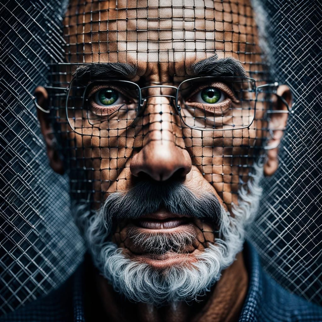 Chuck Close's technique.
