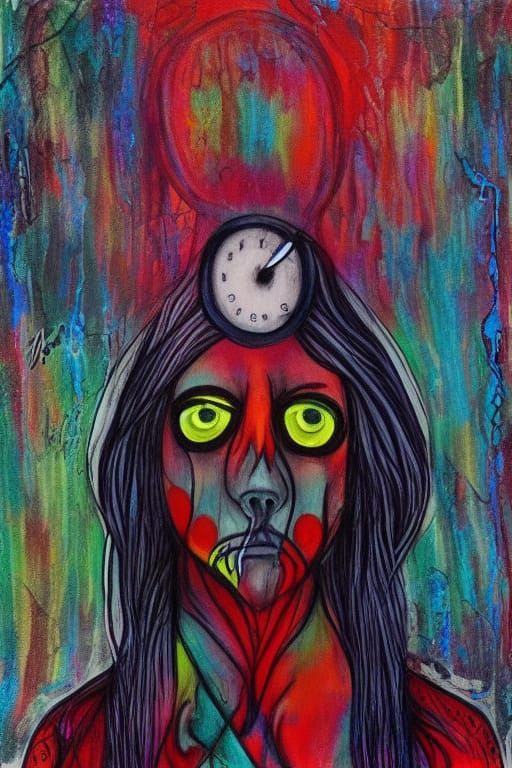 AI Artwork Inspired by a Short Prompt