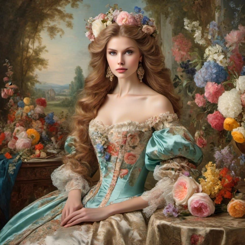 Whimsical Garden Party in Rococo Style