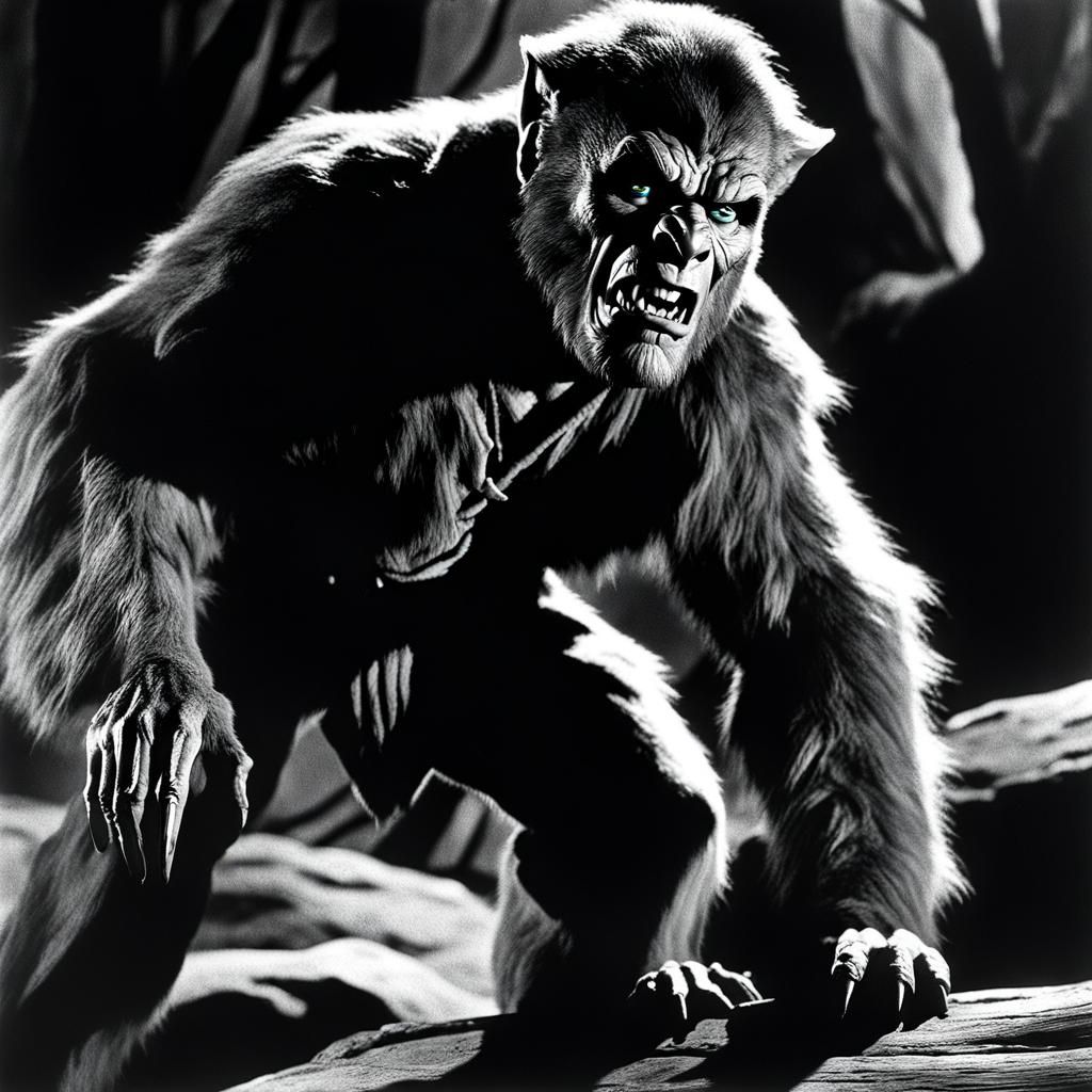 The Wolfman: Classic Horror in Black and White