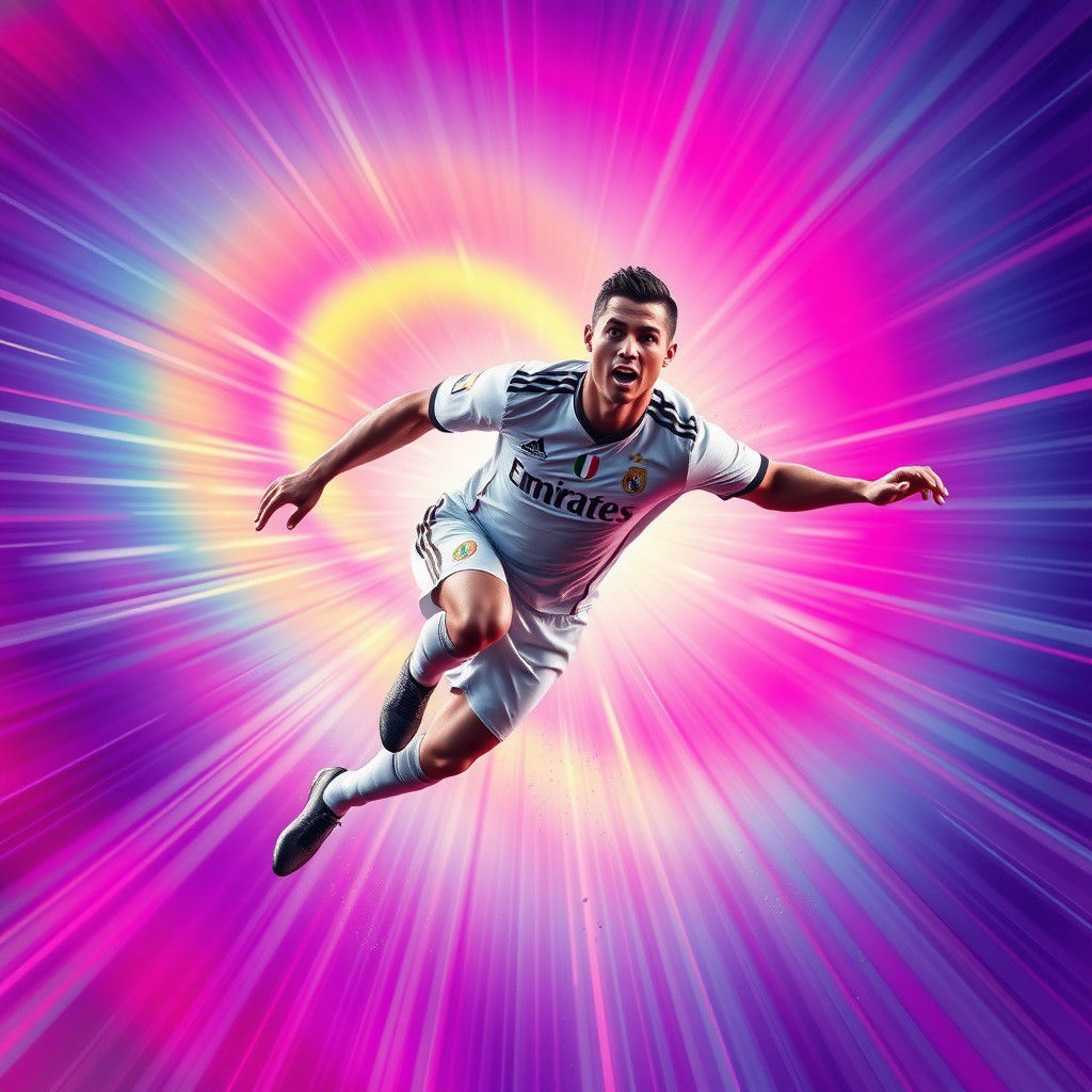 Cristiano Ronaldo: Pixar-Style Digital 3D Render