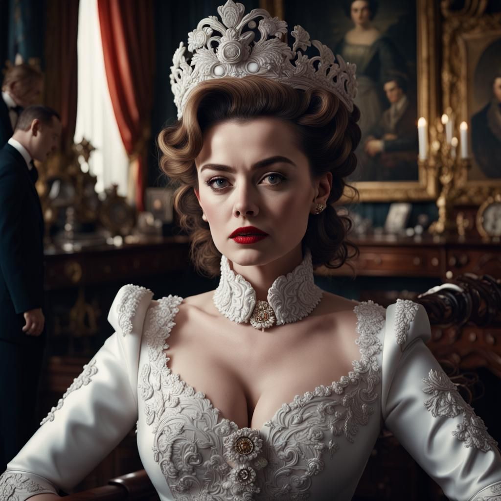 Hyperrealistic Portrait of Madame Ambassador Strangelove