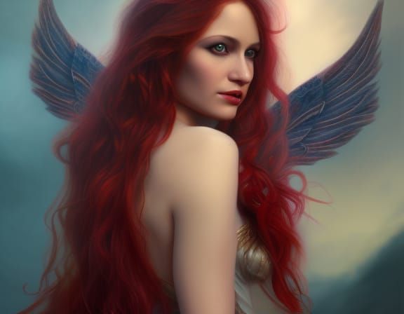 Lilith: Beautiful Goddess with Red Hair