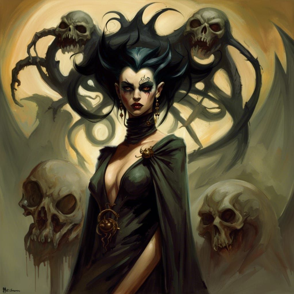 Halloween Monster Girl Character Design